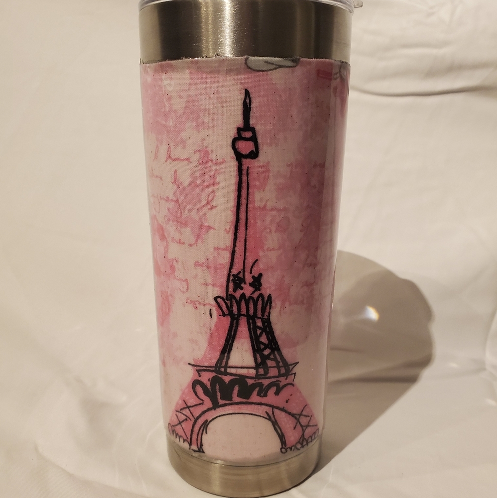 Paris Themed 20 oz Tumbler